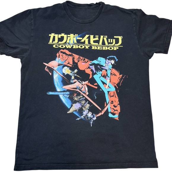Black Cowboy Bebop anime tee, large - Picture 3 of 9